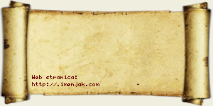 Jovana Rnić vizit kartica